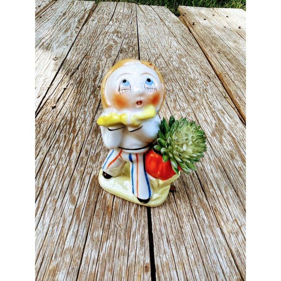 Vintage Pied Piper Hand Painted small vase - Picture 3 of 11